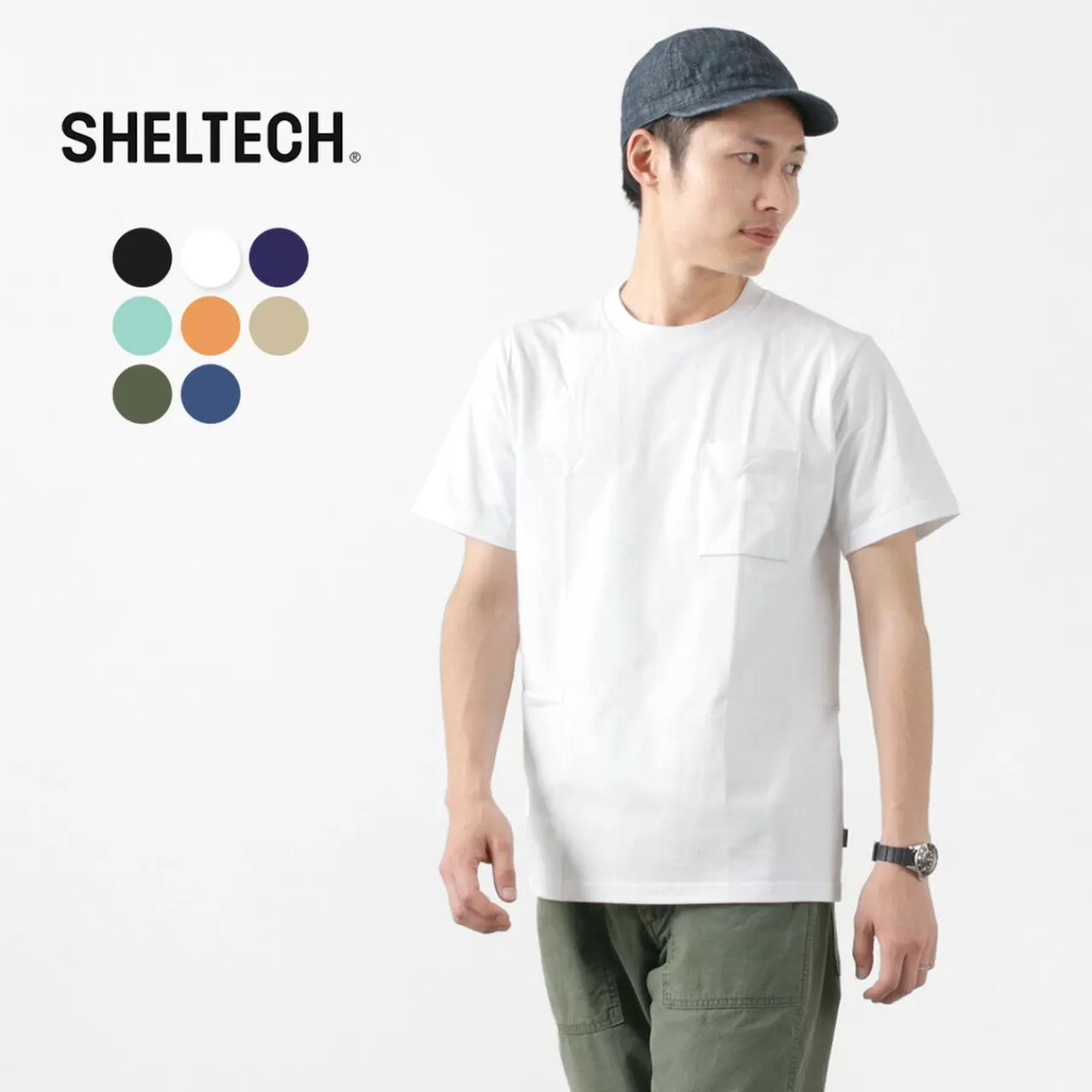 SHELTECH Short Sleeves>Regular T-Shirt