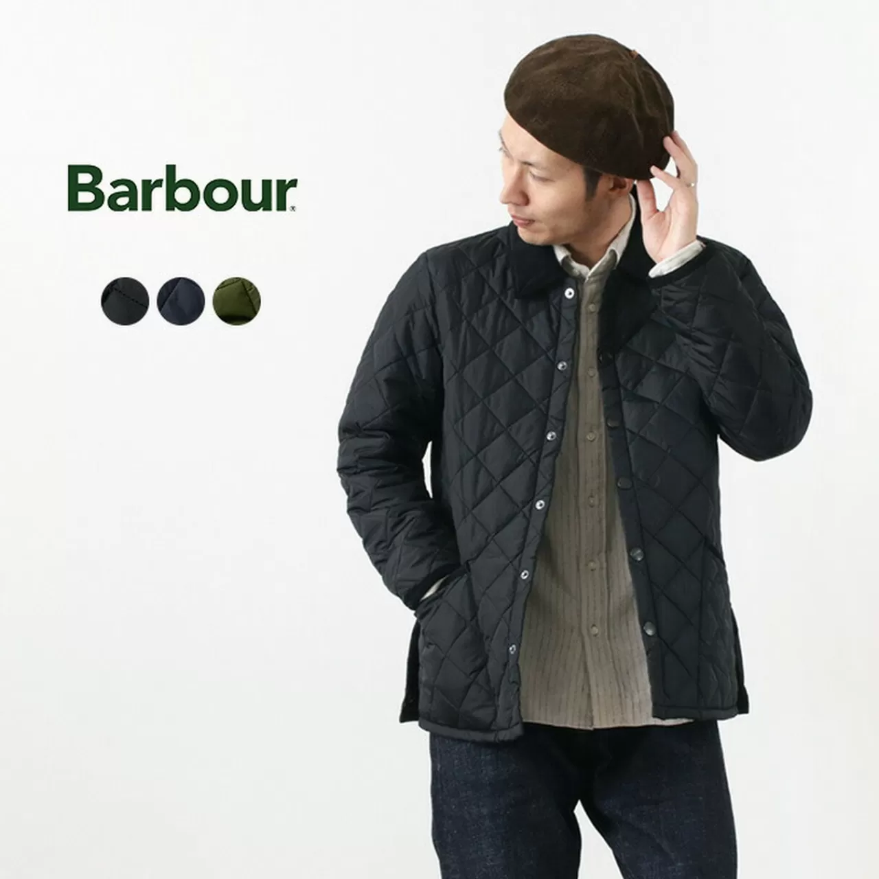 BARBOUR Jackets>Ritzdale Sl Nylon Quilted Jacket