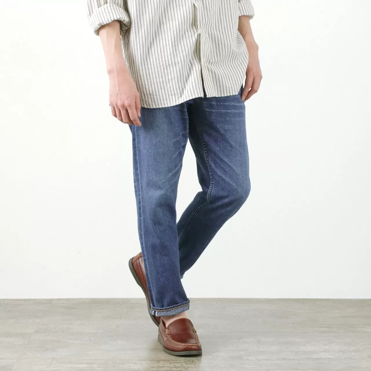 JAPAN BLUE JEANS Trousers>Rjb6111 Special Order Prep 8Oz Melrose Finish Summer Denim Selvic Jeans Usedfinish