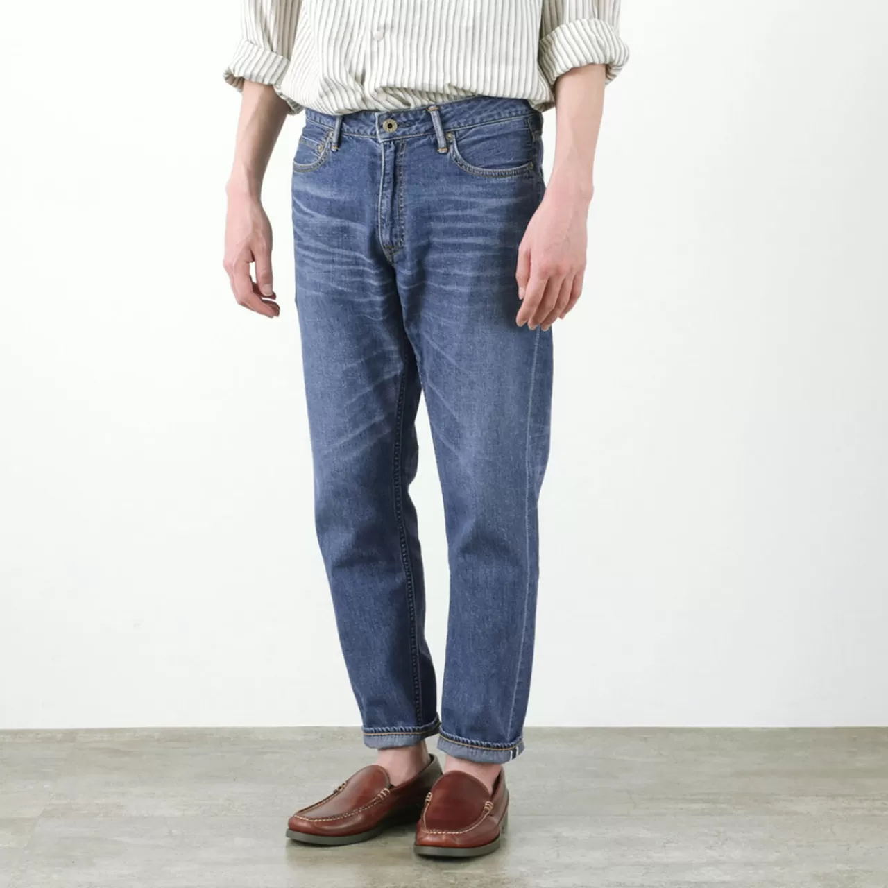 JAPAN BLUE JEANS Trousers>Rjb6111 Special Order Prep 8Oz Melrose Finish Summer Denim Selvic Jeans Usedfinish