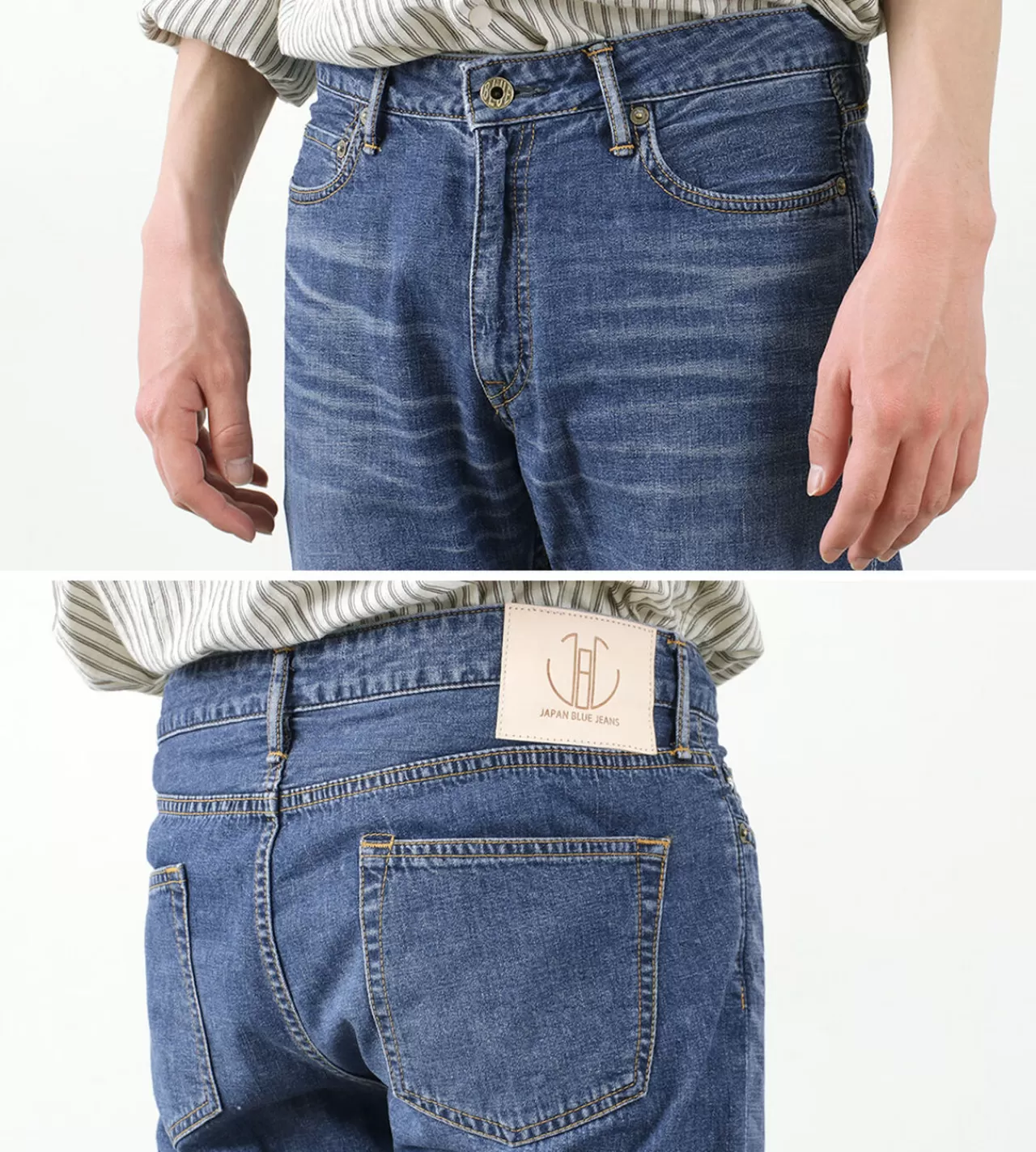 JAPAN BLUE JEANS Trousers>Rjb6111 Special Order Prep 8Oz Melrose Finish Summer Denim Selvic Jeans Usedfinish