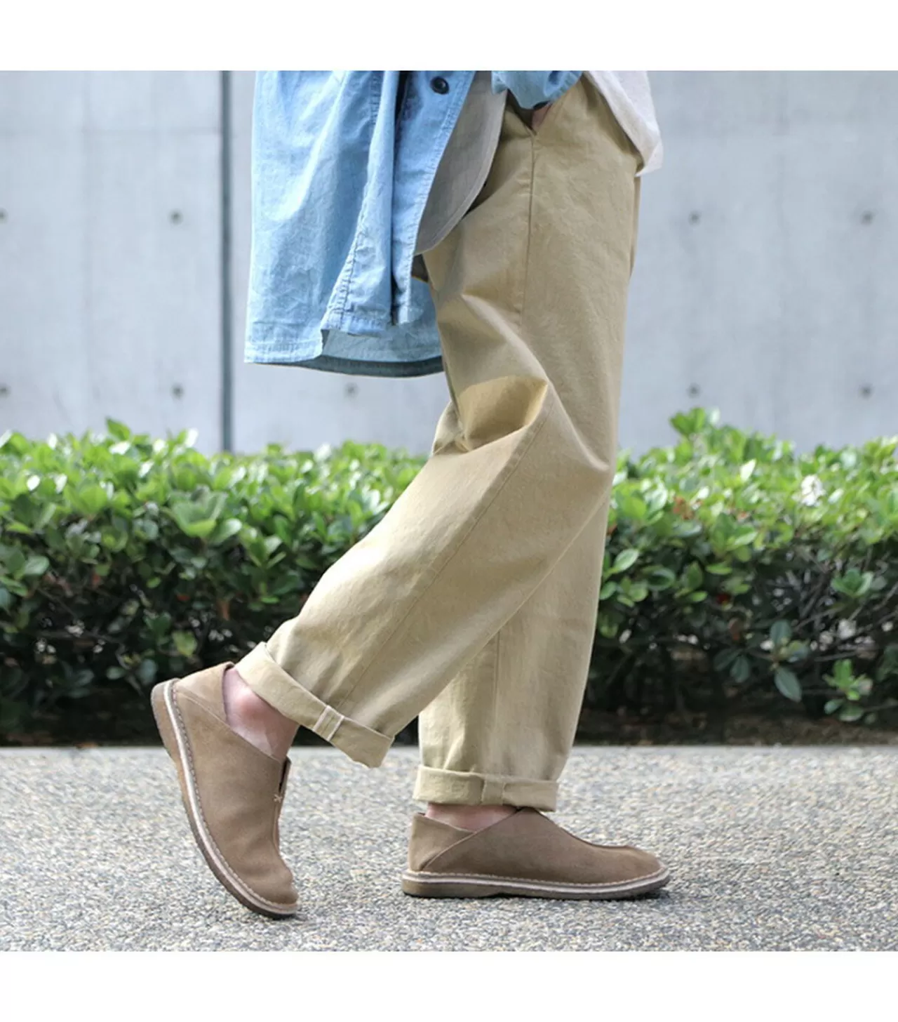 JAPAN BLUE JEANS Trousers>Rjb8020 Special Order 12Oz Selvedge Chino 1-Tuck Wide Trousers Beige