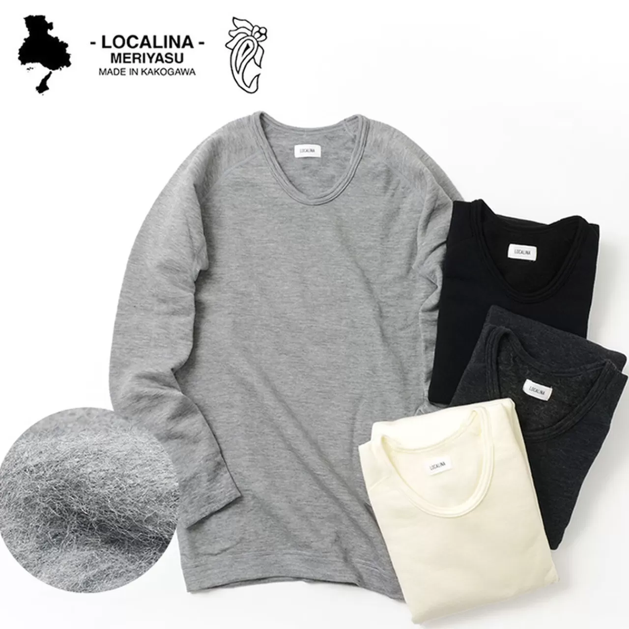 LOCALINA Long Sleeves>Rocarina Merillas Long Sleeve Crew Neck