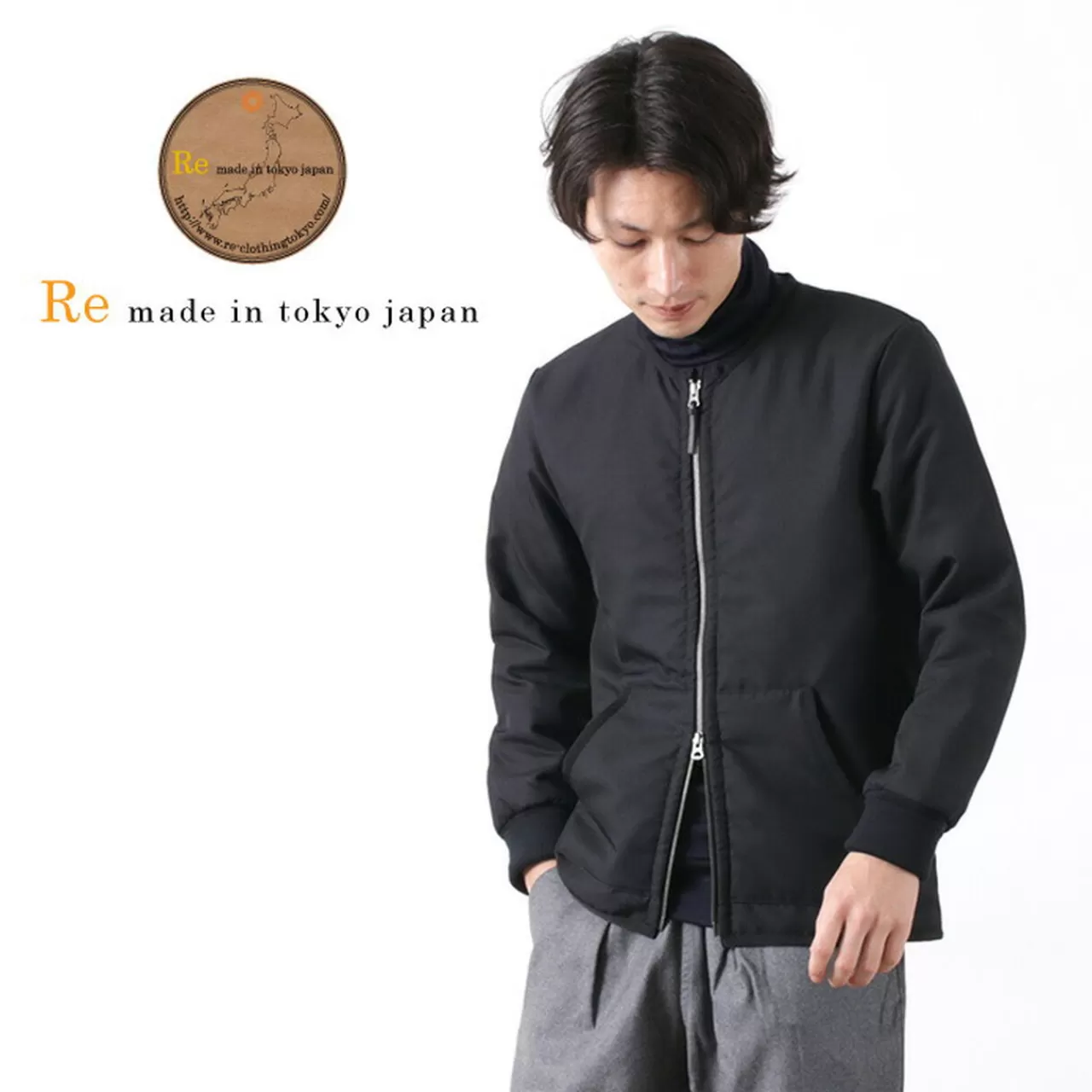 RE MADE IN TOKYO JAPAN Down Jackets>Shindown Active Blouson Black