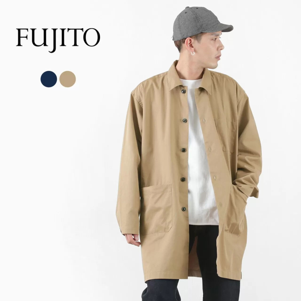 FUJITO Coats>Shirt Coat