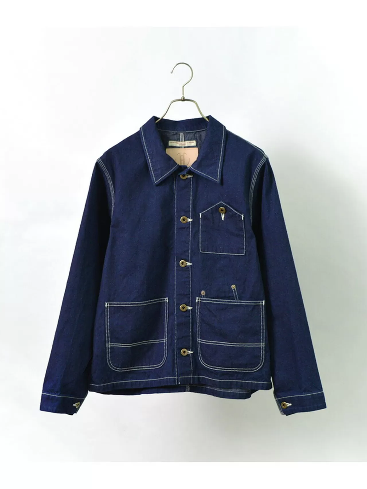 JAPAN BLUE JEANS Jackets>Short Coverall Jacket Indigo