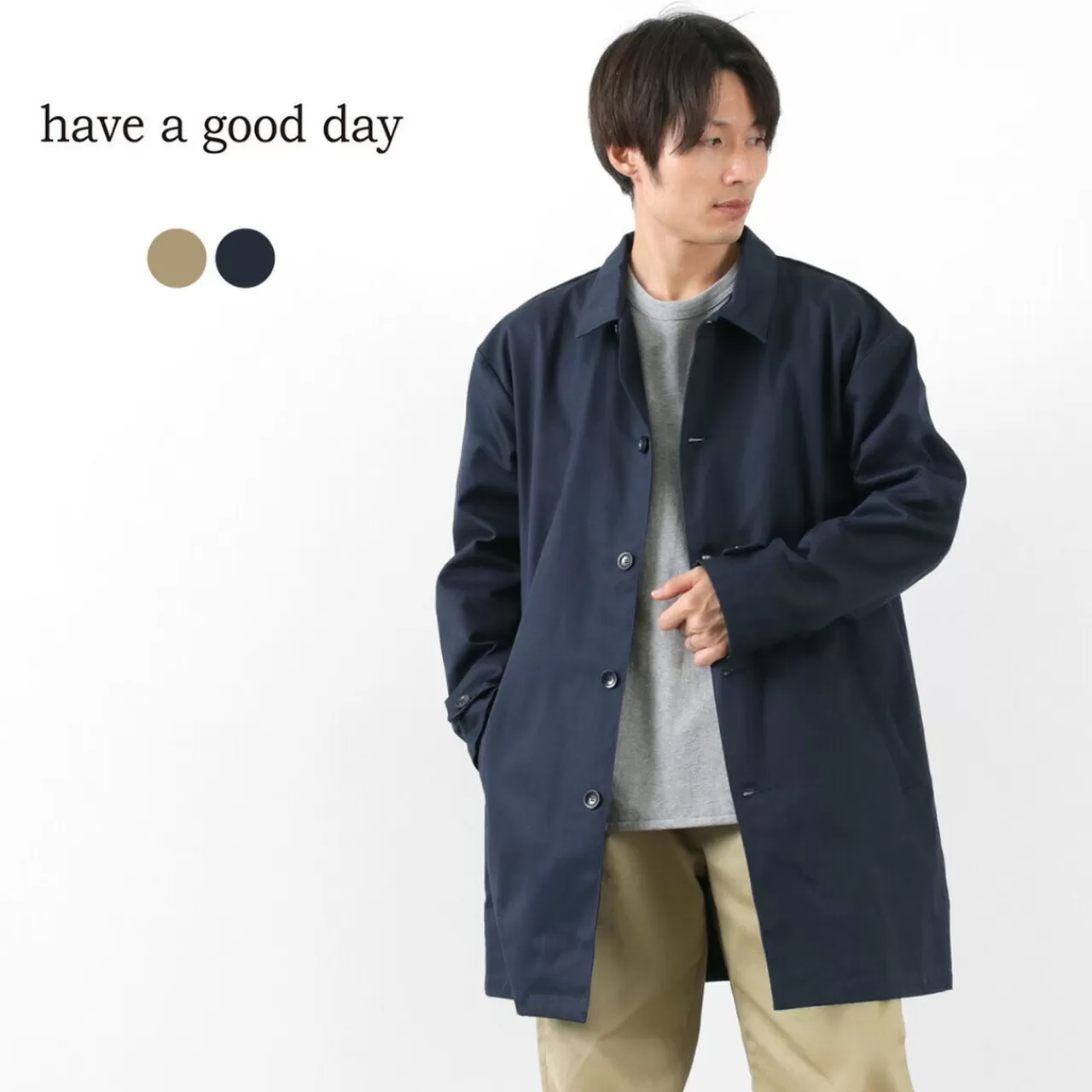 HAVE A GOOD DAY Coats>Soutien Collar Coat