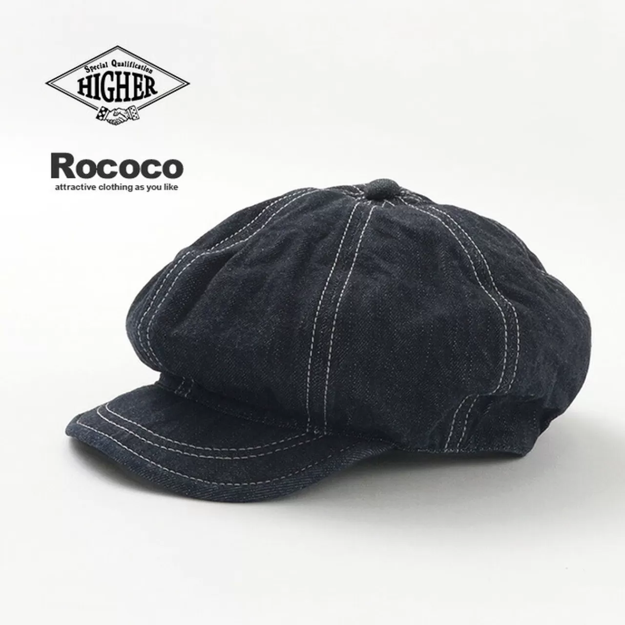 HIGHER Hats>Special Order Casquette Denim