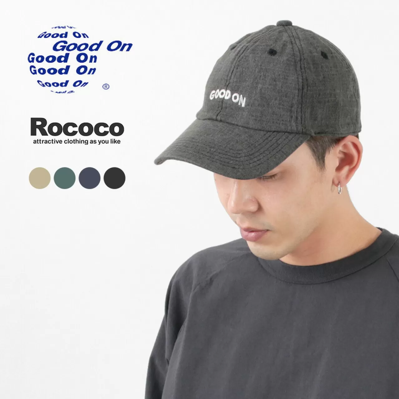 GOOD ON Hats>Special Order Arch Logo Embroidered Cap