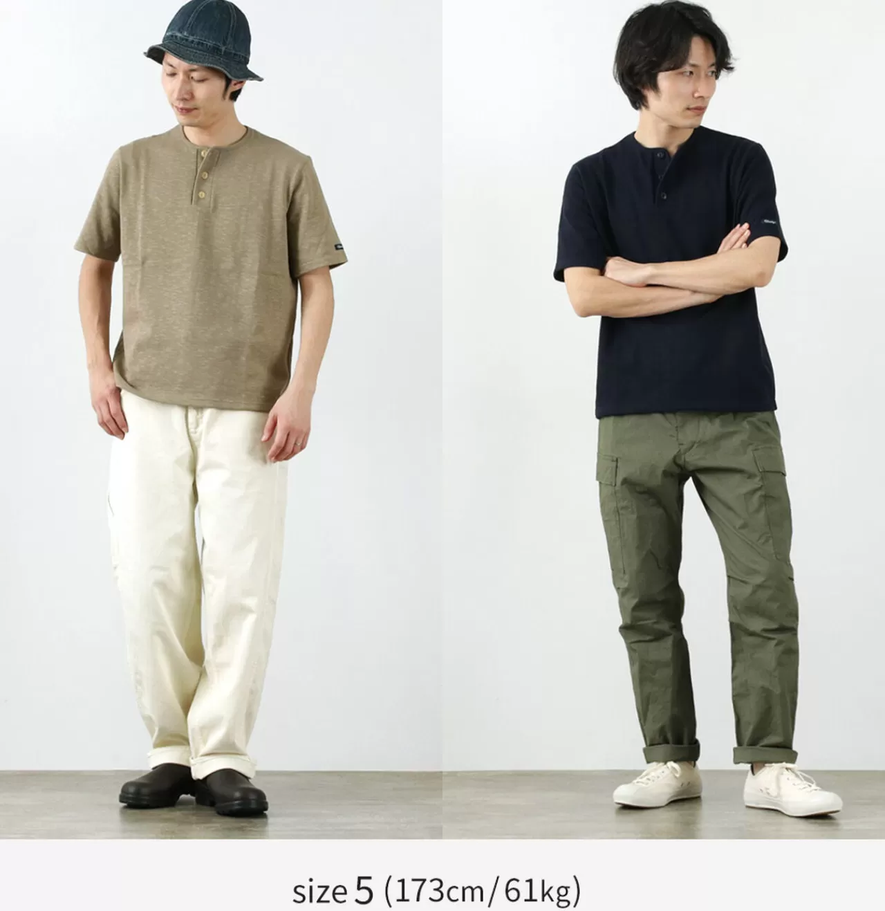 TIEASY Short Sleeves>Special Order Hdcs Henry Neck Short Sleeve T-Shirt
