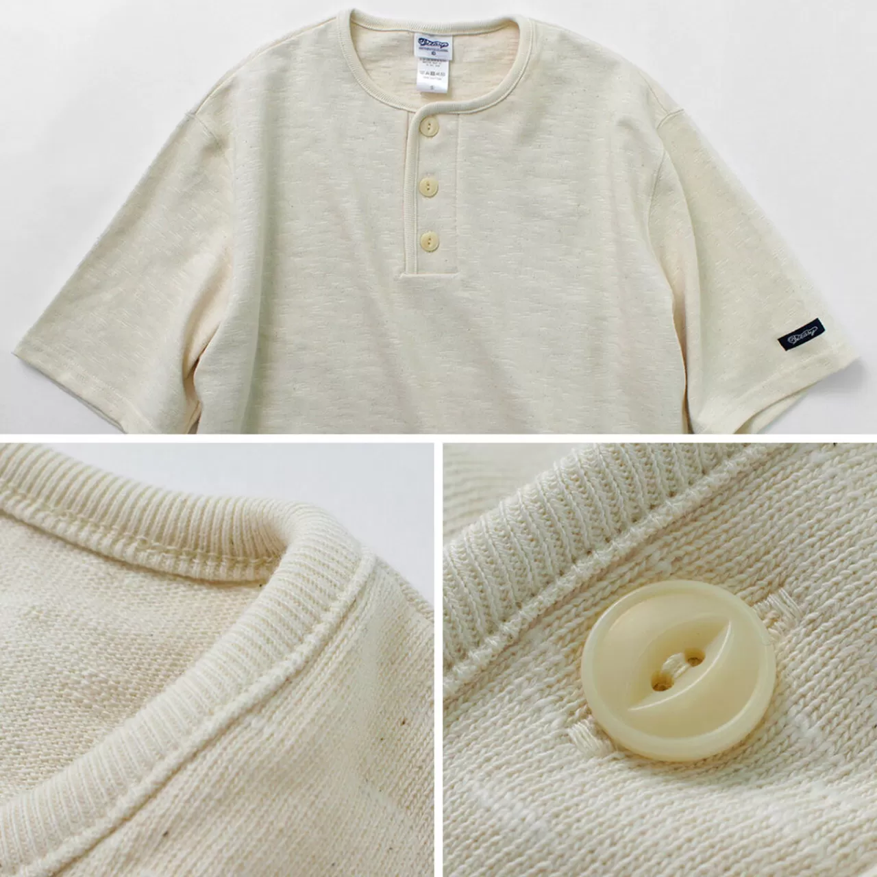 TIEASY Short Sleeves>Special Order Hdcs Henry Neck Short Sleeve T-Shirt