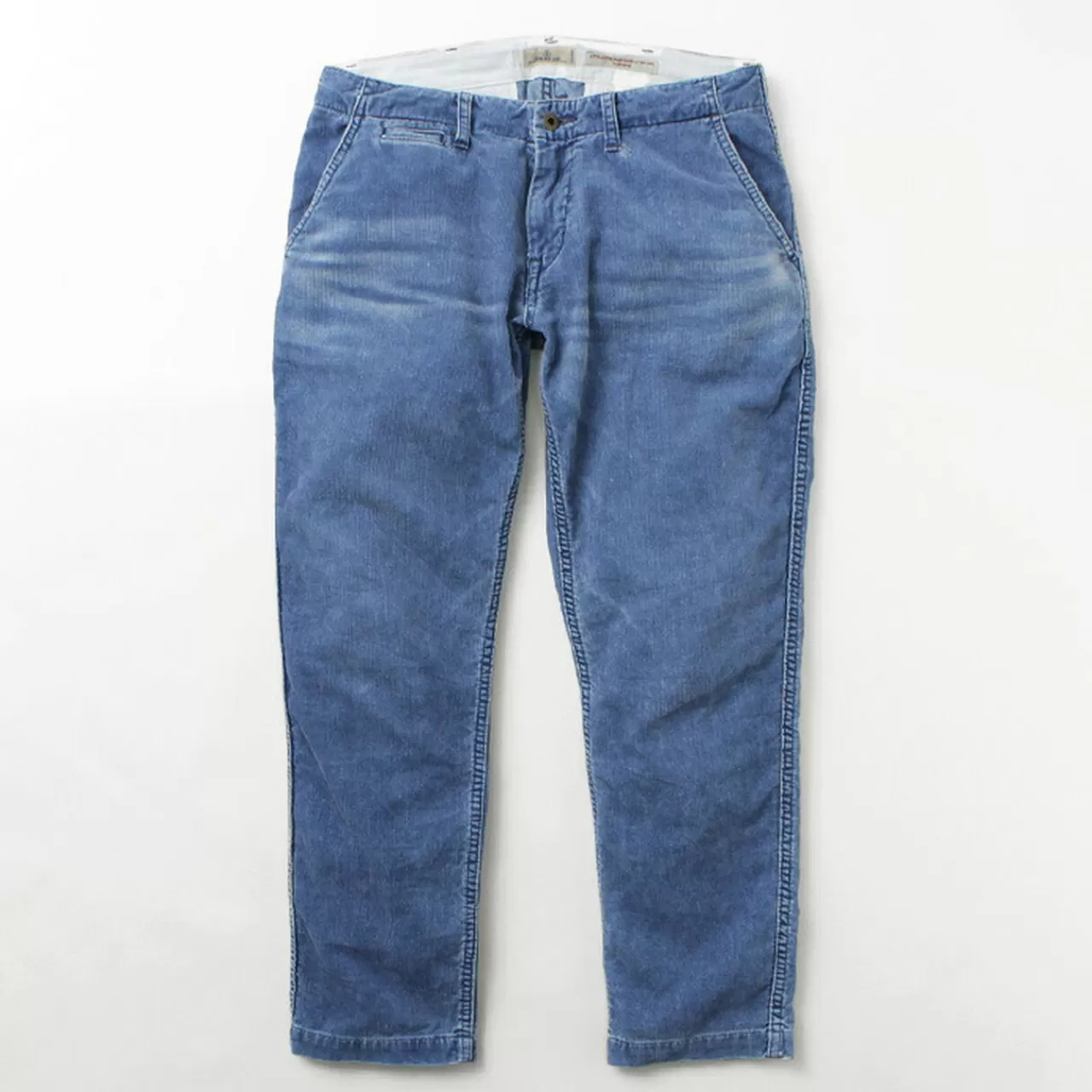 JAPAN BLUE JEANS Trousers>Special Order Indigo Corduroy Trousers Blue