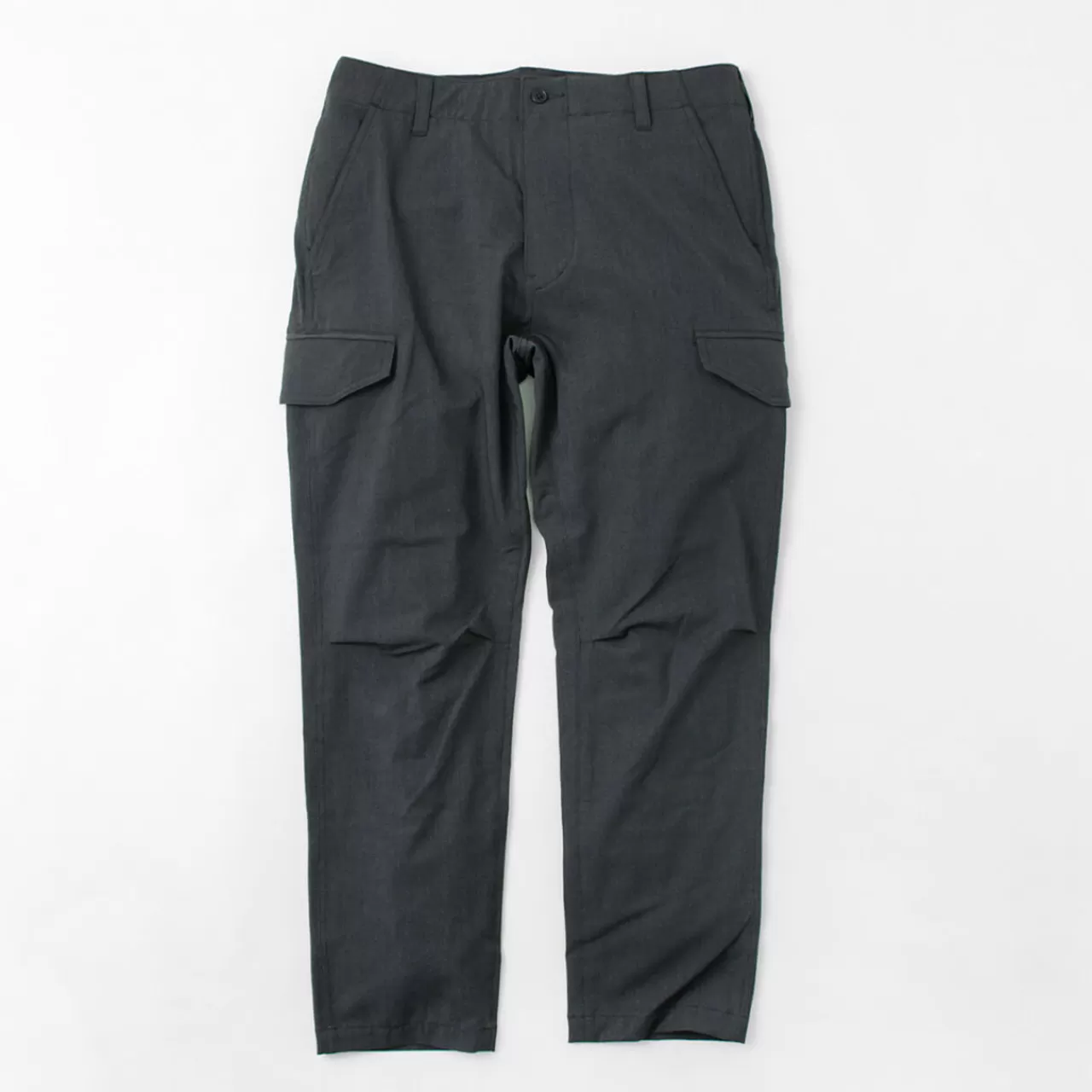 SAGE DE CRET Trousers>Special Order Jet Cargo/Tr Twill Stretch Charcoal