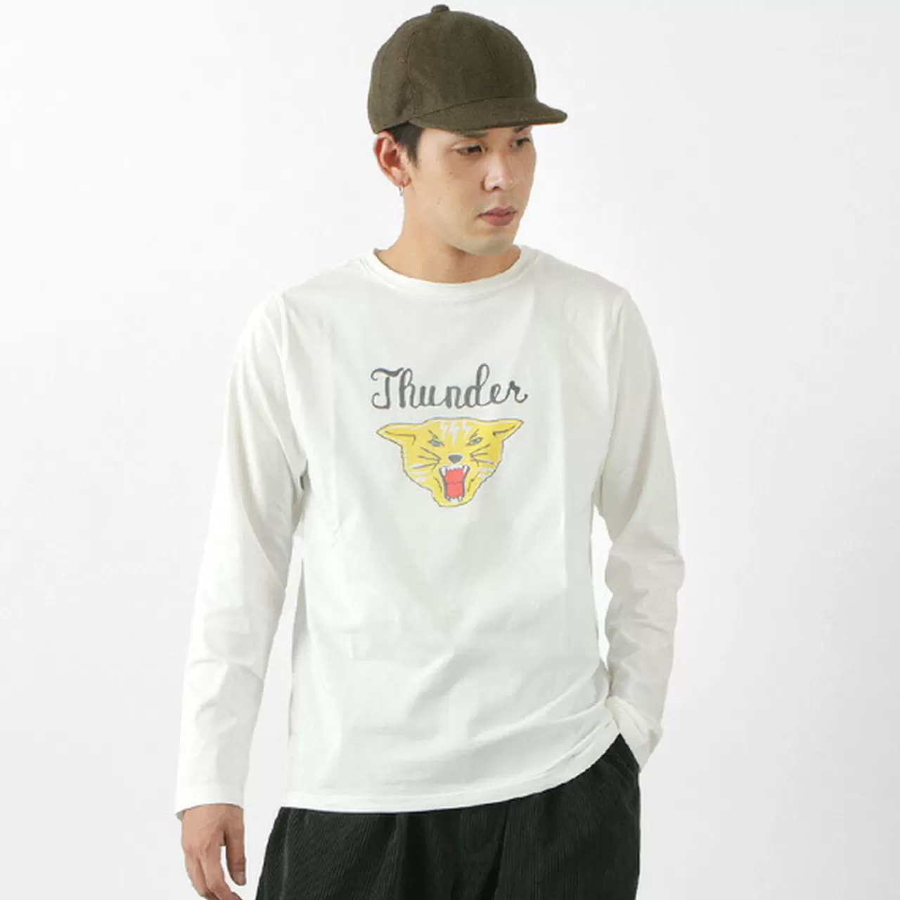 REMI RELIEF Long Sleeves>Special Order Lw Process Print Long Sleeve T-Shirt (Thunder)