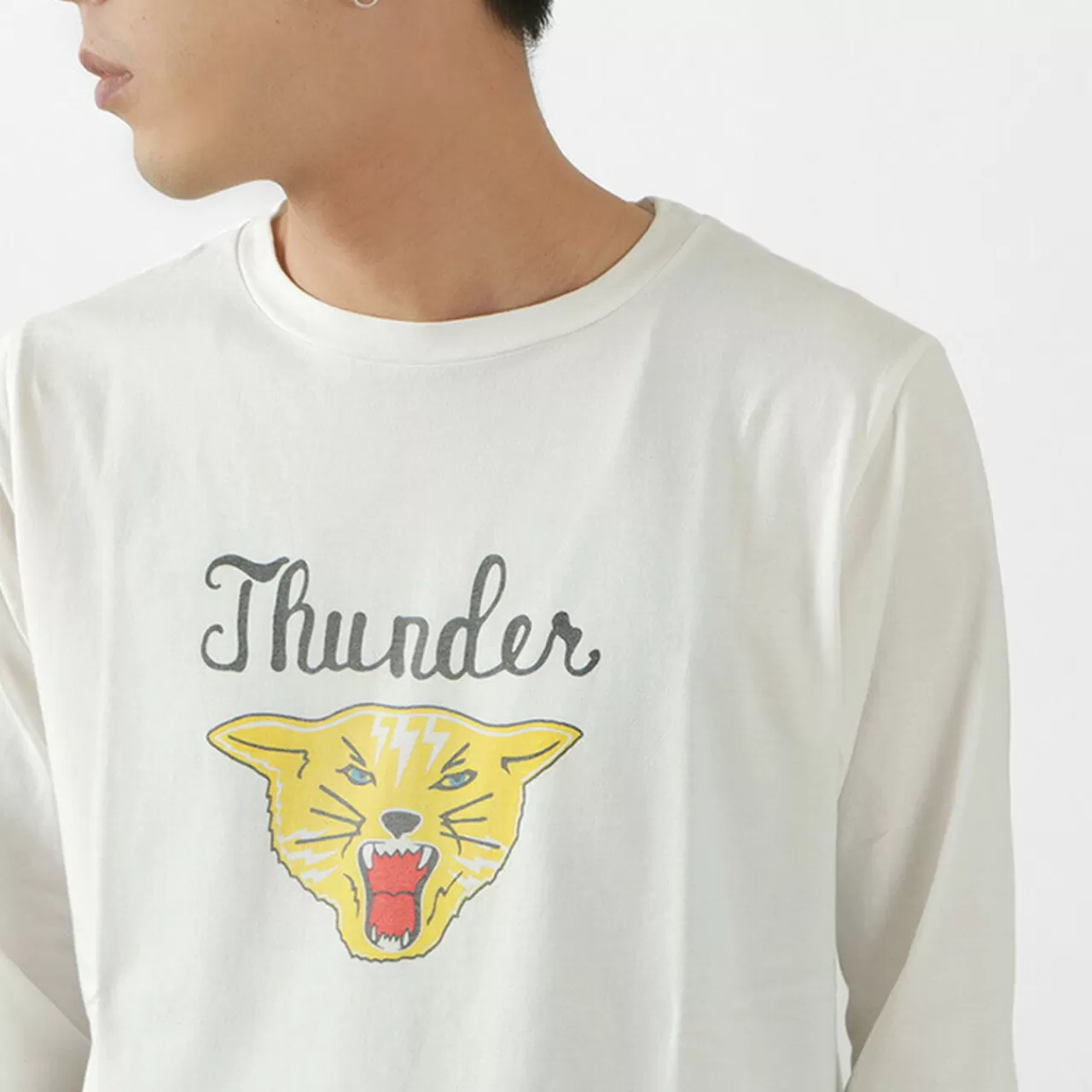 REMI RELIEF Long Sleeves>Special Order Lw Process Print Long Sleeve T-Shirt (Thunder)
