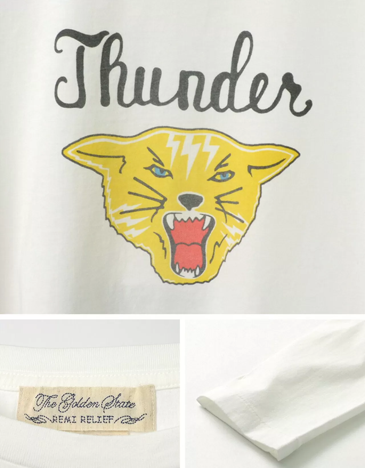 REMI RELIEF Long Sleeves>Special Order Lw Process Print Long Sleeve T-Shirt (Thunder)