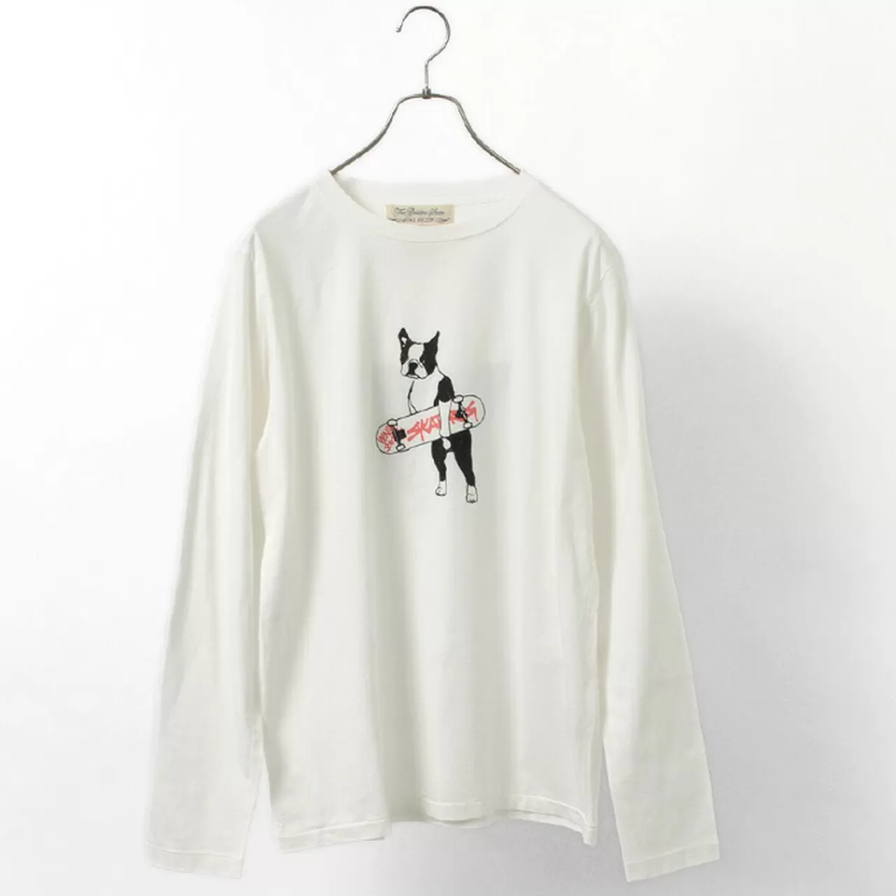 REMI RELIEF Long Sleeves>Special Order Lw Processed Print Long Sleeve T-Shirt (Dog)