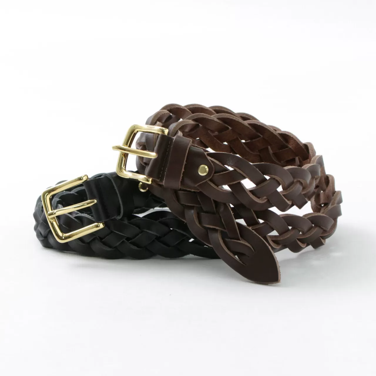 PITTI PELLE Belt>Special Order Mesh Leather Belt 35Mm Width 4Mm Thick