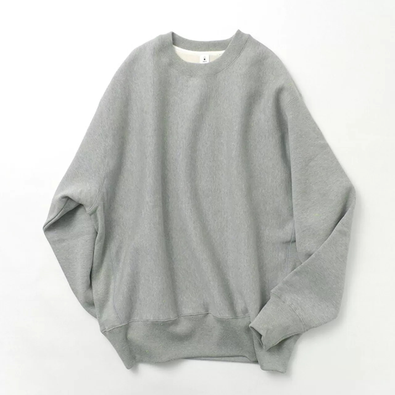 MOC T Long Sleeves>Special Order Neon Script Heavy Fleece Crew Neck Pullover Greymelange_Neongreen