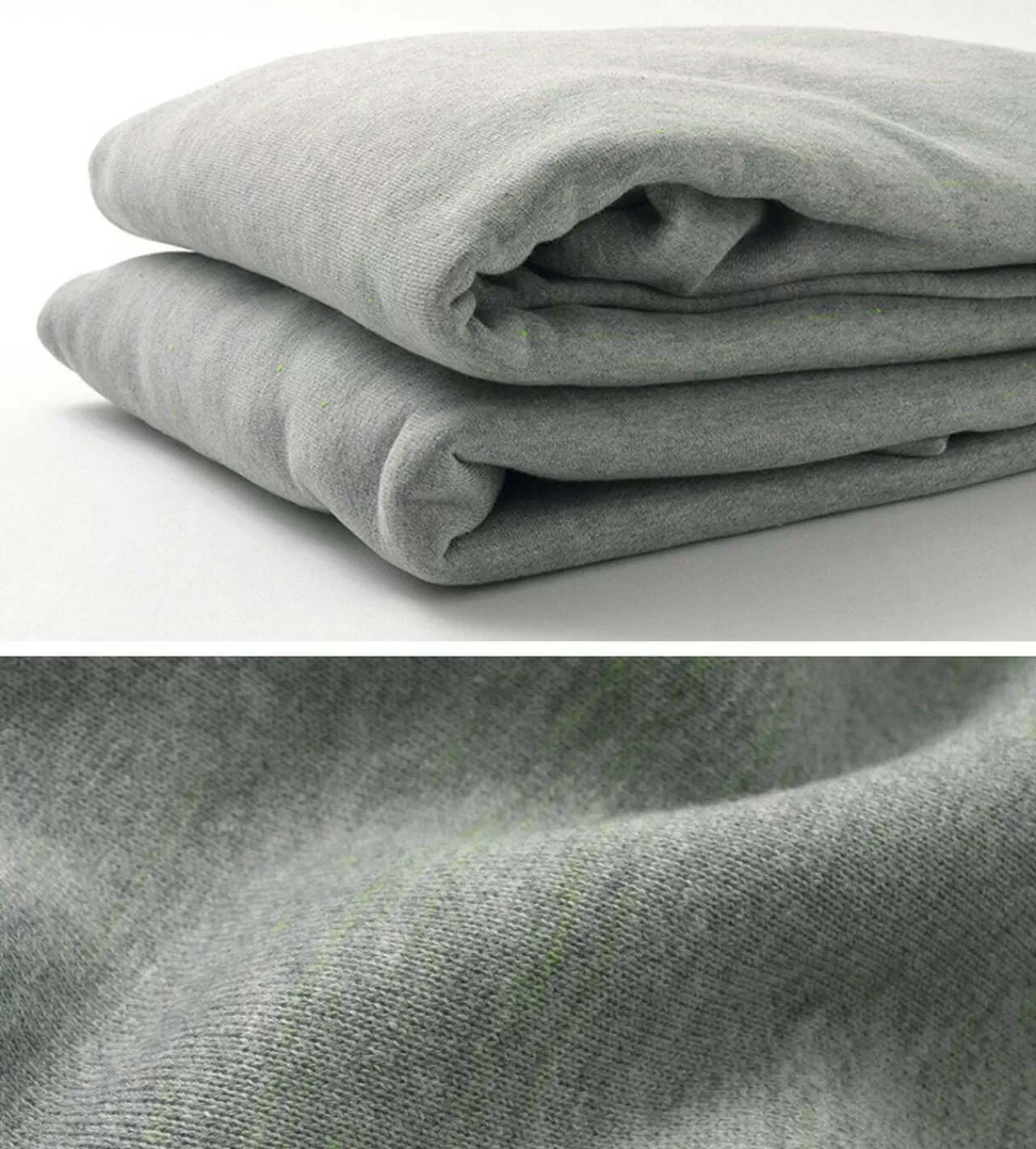 MOC T Long Sleeves>Special Order Neon Script Heavy Fleece Crew Neck Pullover Greymelange_Neongreen