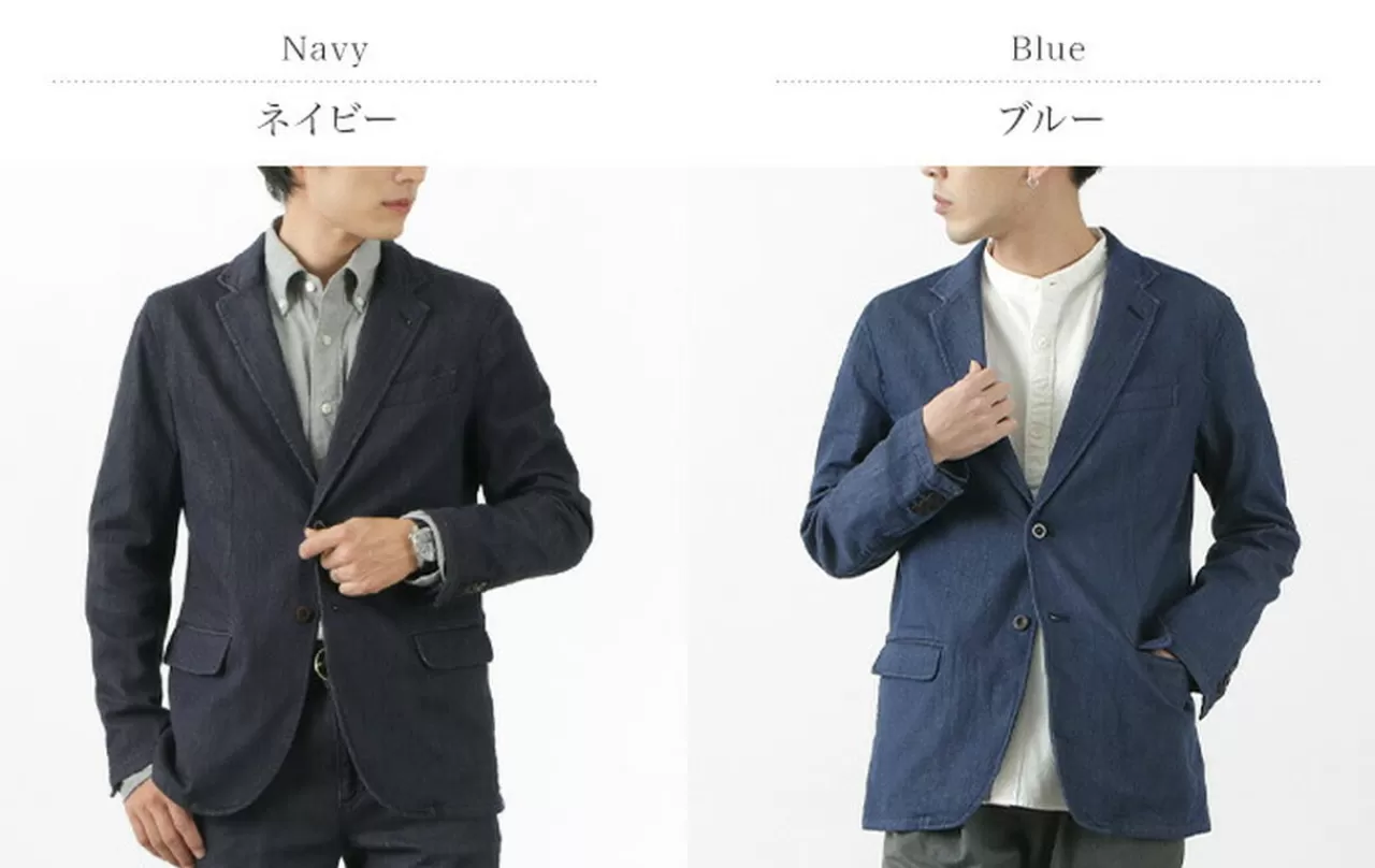 JAPAN BLUE JEANS Jackets>Special Order Rjb3960 Thin Denim 8.5Oz Officer Tailored Jacket
