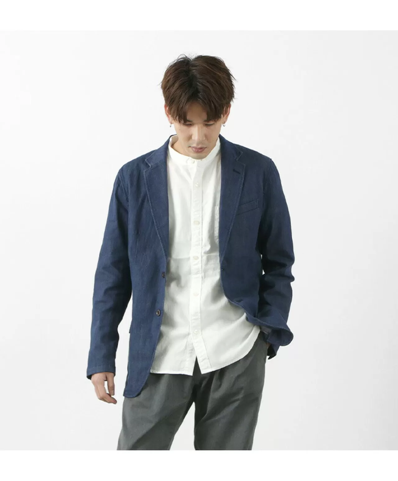 JAPAN BLUE JEANS Jackets>Special Order Rjb3960 Thin Denim 8.5Oz Officer Tailored Jacket