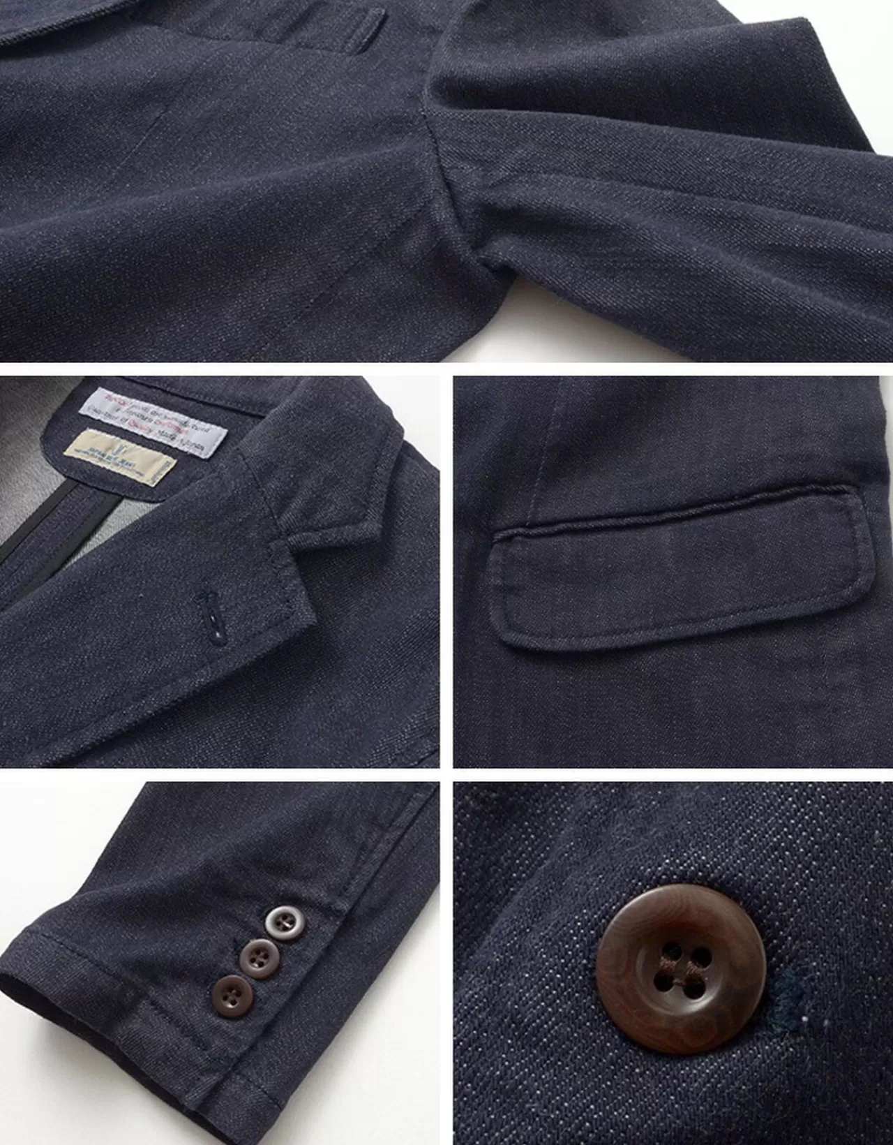 JAPAN BLUE JEANS Jackets>Special Order Rjb3960 Thin Denim 8.5Oz Officer Tailored Jacket