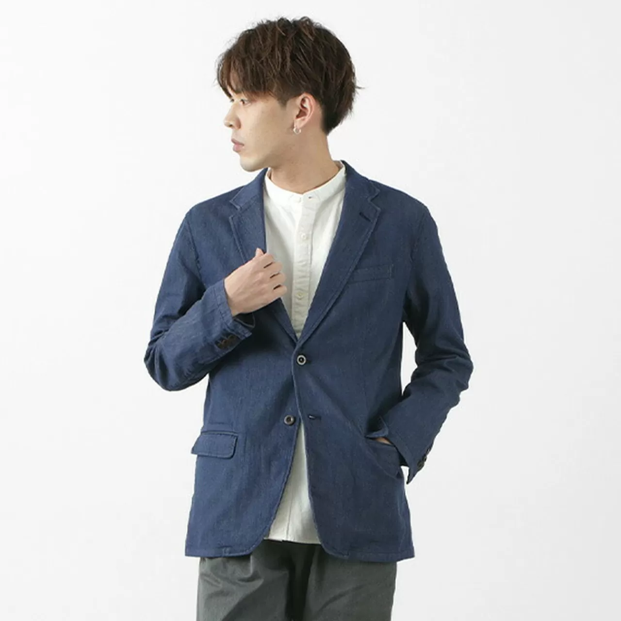 JAPAN BLUE JEANS Jackets>Special Order Rjb3960 Thin Denim 8.5Oz Officer Tailored Jacket