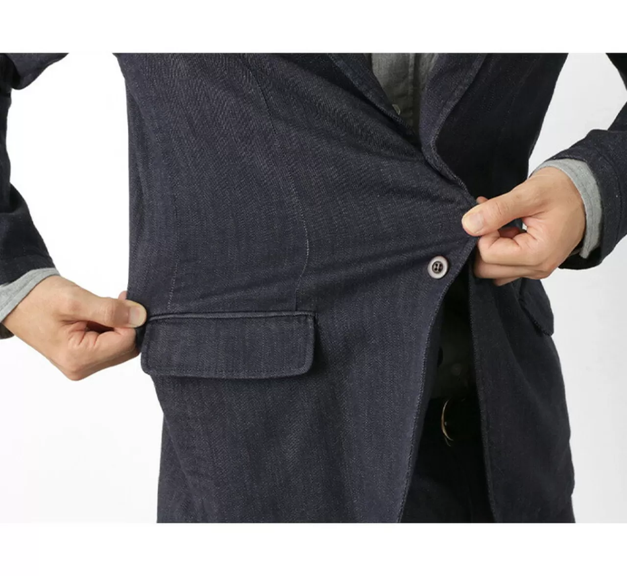JAPAN BLUE JEANS Jackets>Special Order Rjb3960 Thin Denim 8.5Oz Officer Tailored Jacket