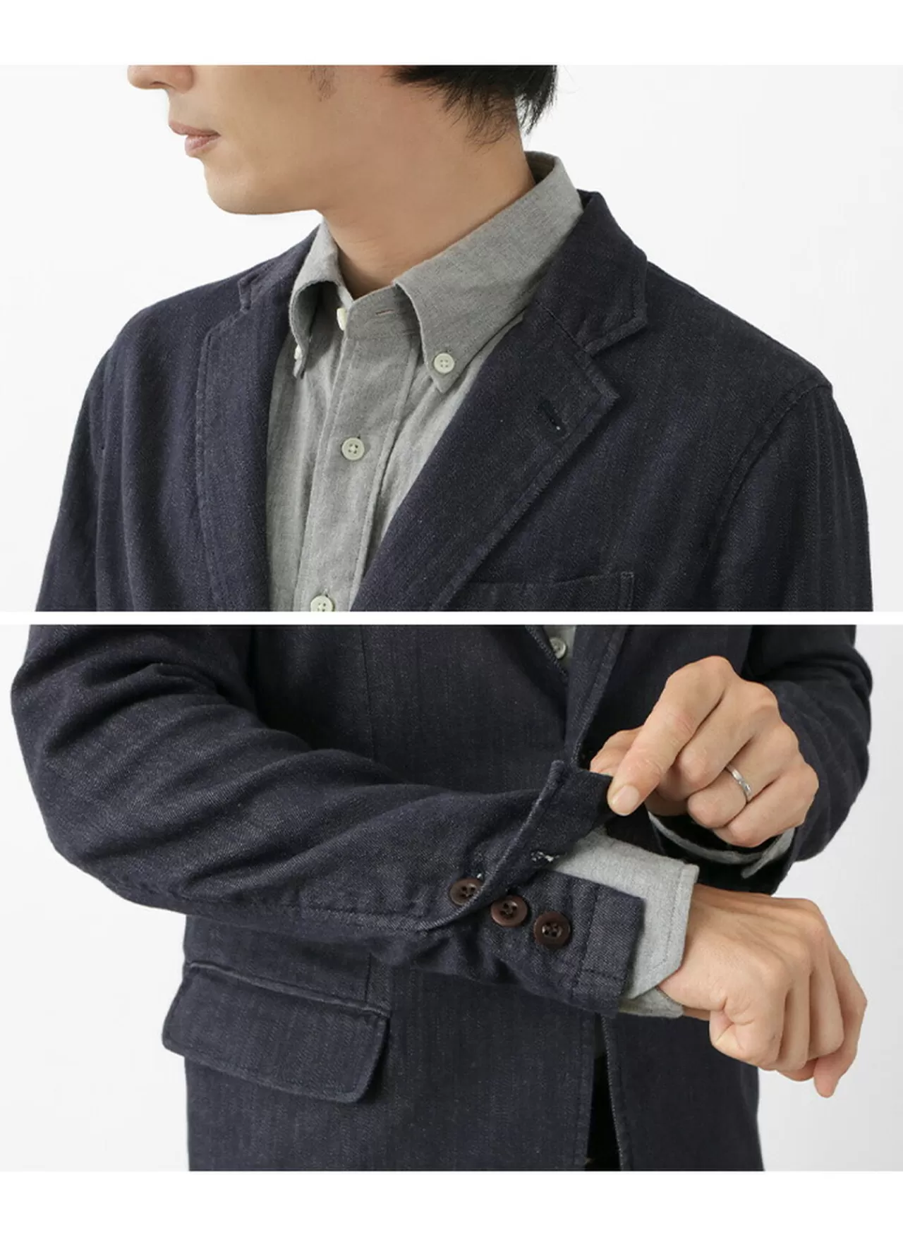 JAPAN BLUE JEANS Jackets>Special Order Rjb3960 Thin Denim 8.5Oz Officer Tailored Jacket