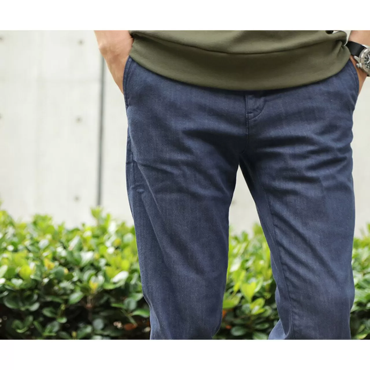 JAPAN BLUE JEANS Trousers>Special Order Rjb4691 Thin Denim 8.5Oz Officer Tapered Trouser Pants