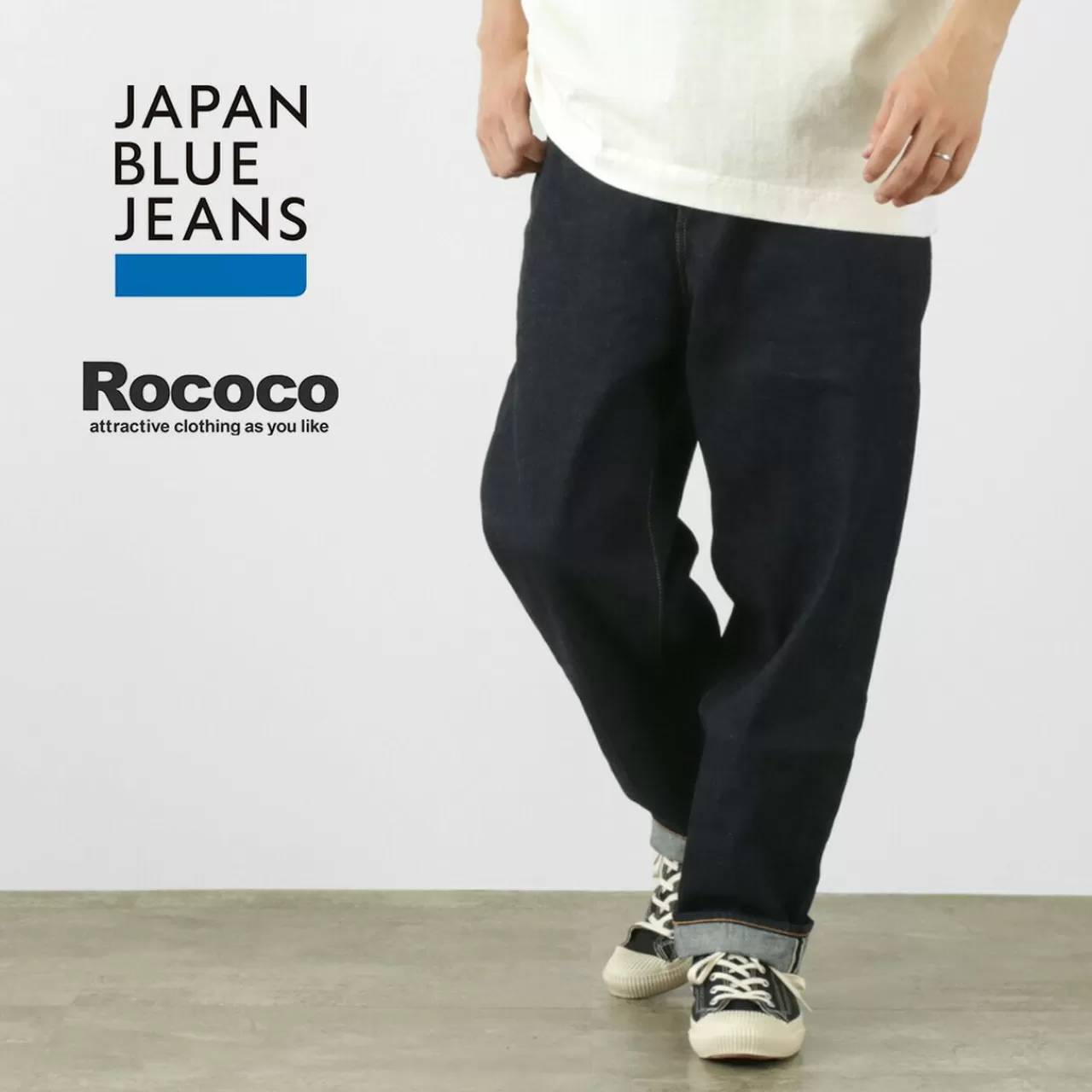 JAPAN BLUE JEANS Trousers>Special Order Rjb6171 12Oz Selvedge Wide Tapered Trousers Indigo