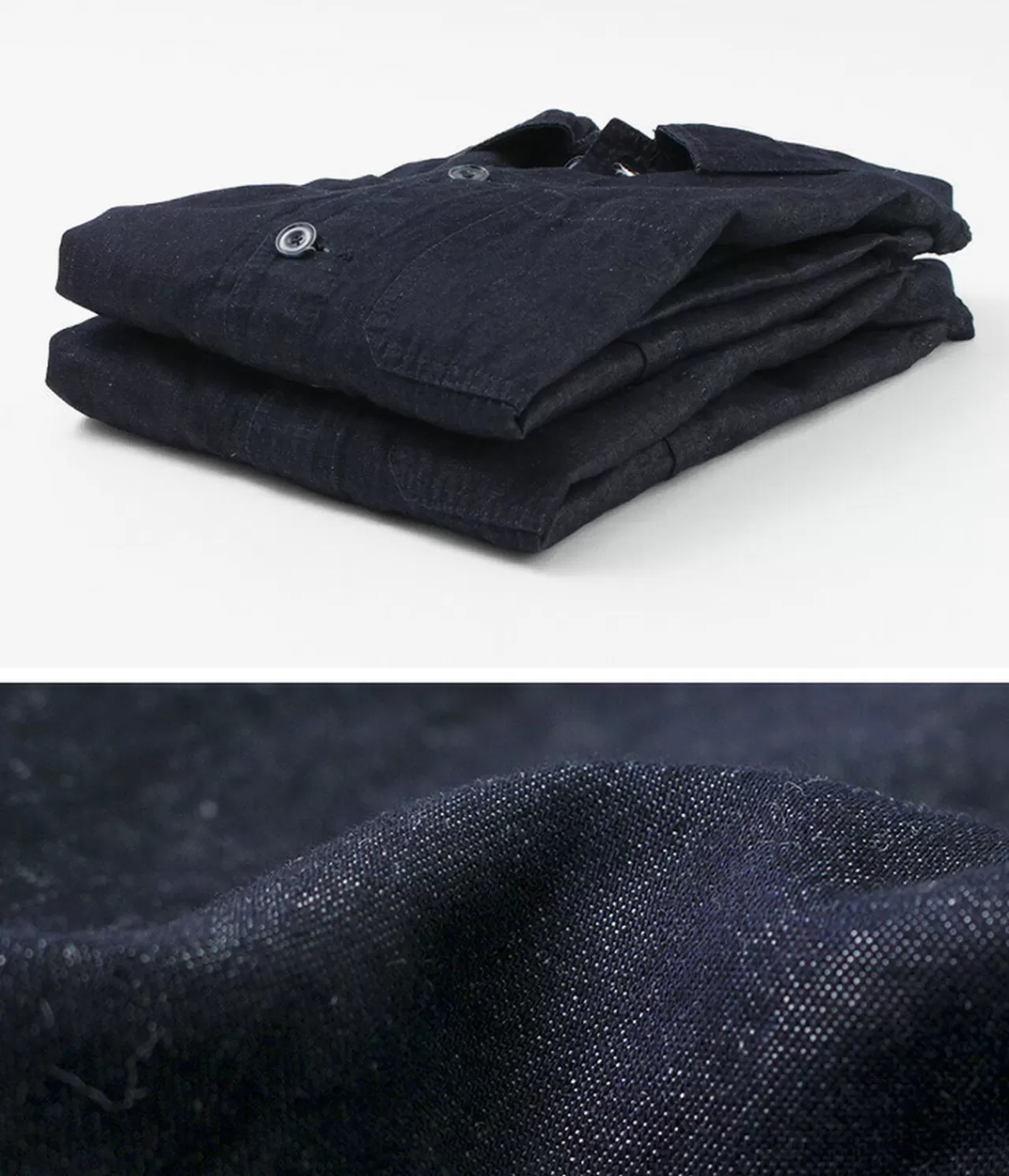 JAPAN BLUE JEANS Jackets>Special Order Rjb7070 Summer French Coverall Jacket Cotton Linen Denim Indigo