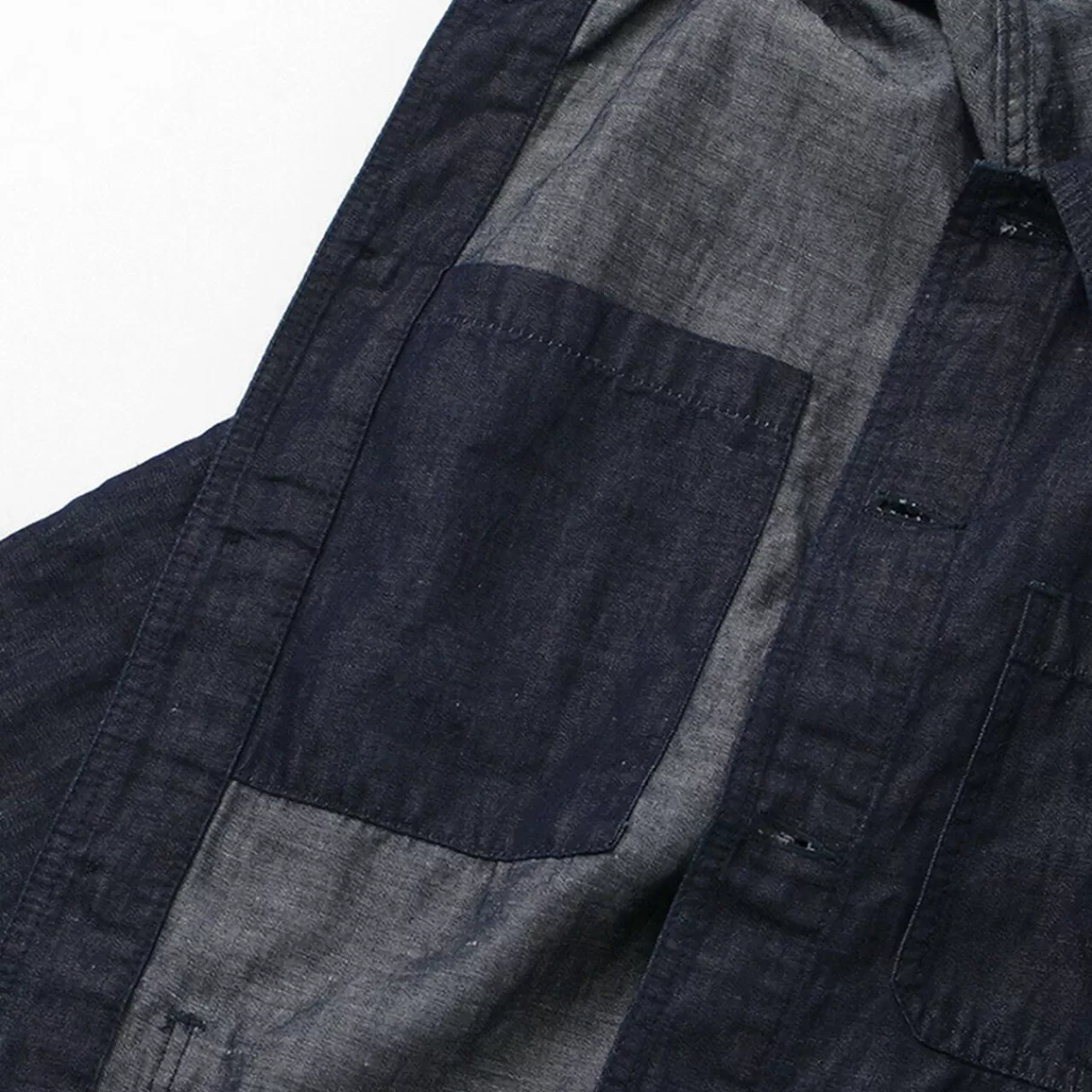 JAPAN BLUE JEANS Jackets>Special Order Rjb7070 Summer French Coverall Jacket Cotton Linen Denim Indigo