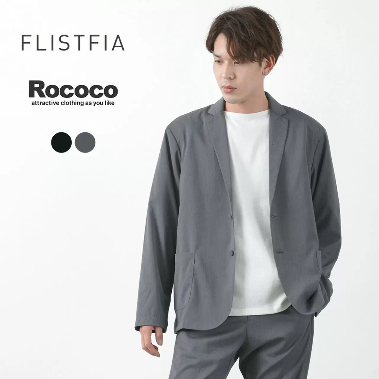 FLISTFIA Jackets>Special Order Sporty Tailored Jacket Spring/Summer Type