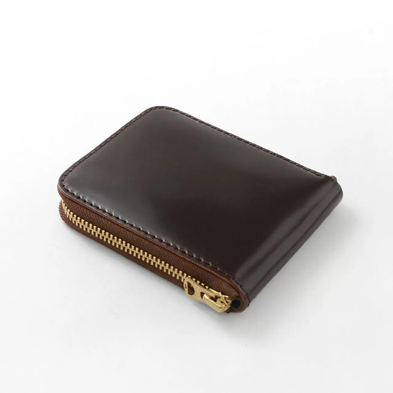 BARNS Wallets>Special Ordered Color Cordovan Round Zipper Wallet