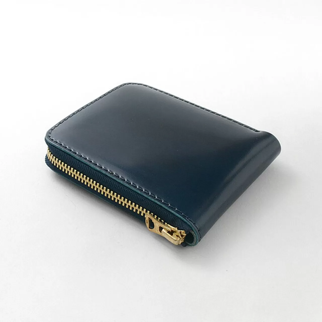 BARNS Wallets>Special Ordered Color Cordovan Round Zipper Wallet
