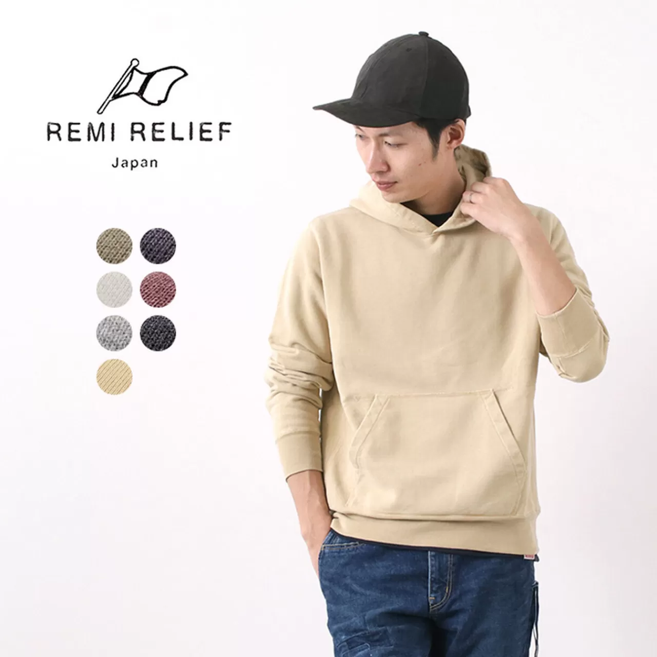 REMI RELIEF Long Sleeves>Special Remake Lined Pull Hoodie