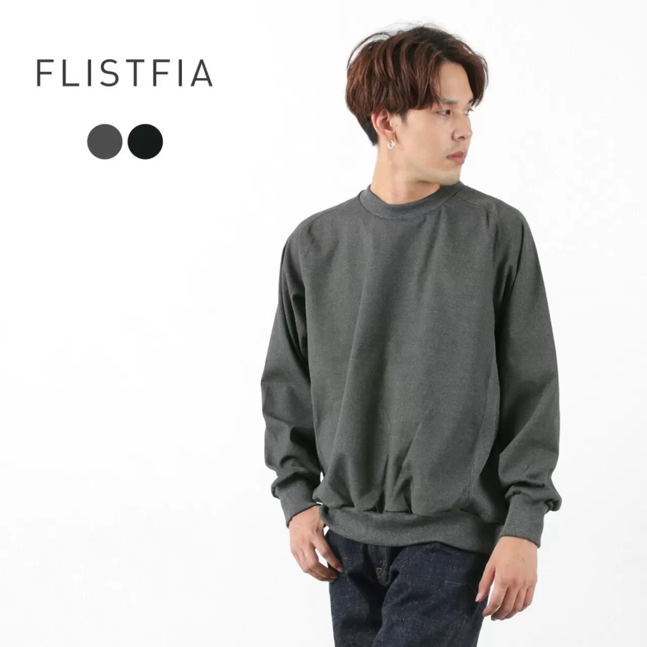 FLISTFIA Long Sleeves>Sporty Pullover Slightly Raised Type