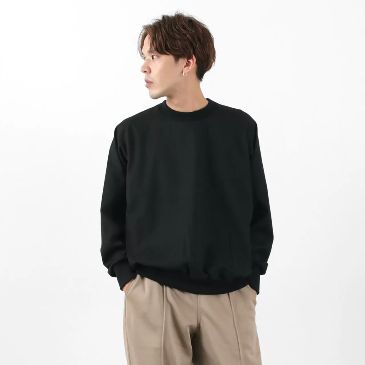 FLISTFIA Long Sleeves>Sporty Pullover Slightly Raised Type