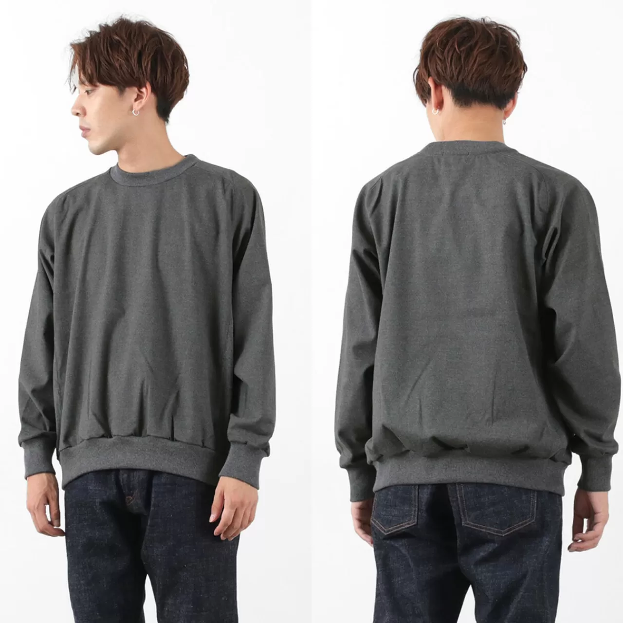 FLISTFIA Long Sleeves>Sporty Pullover Slightly Raised Type