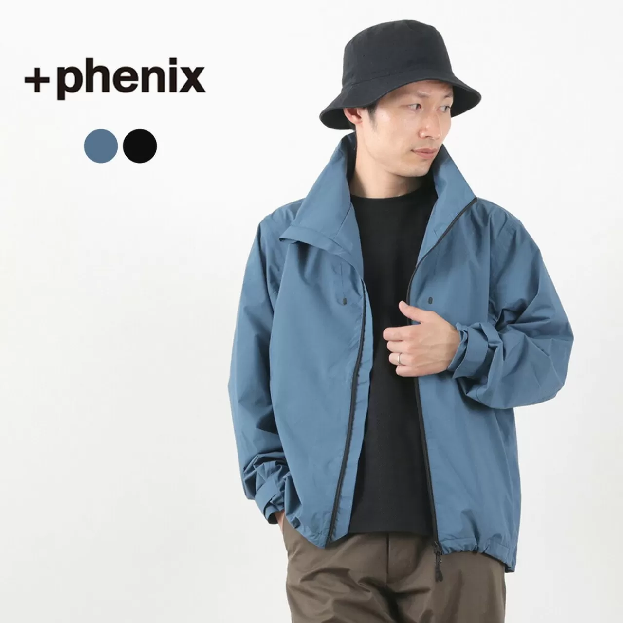 PHENIX Jackets>Stand Collar Shell Jacket