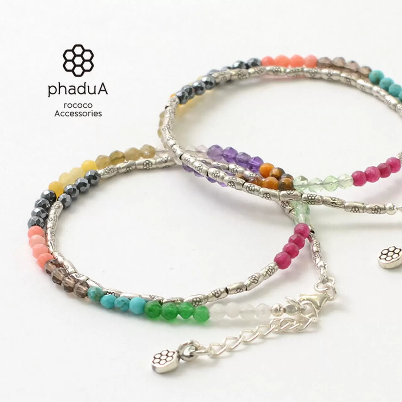 PHADUA Bracelets>Stone Wrap Bracelet Multi