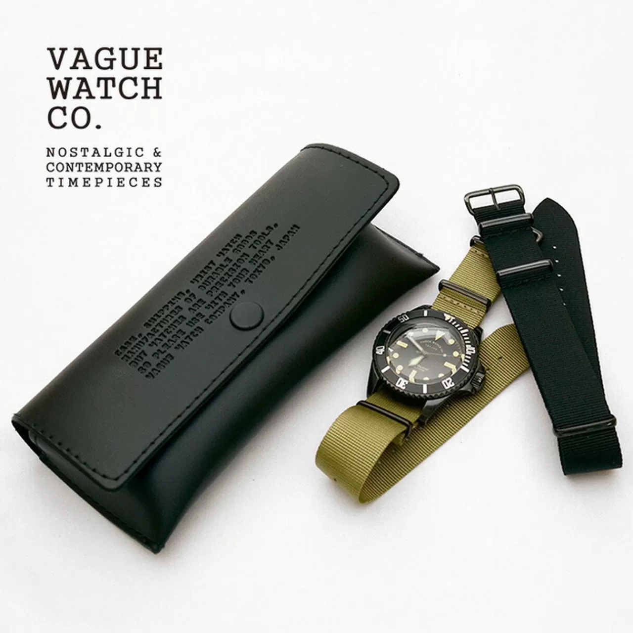 VAGUE WATCH Co. Watches>Sub Black