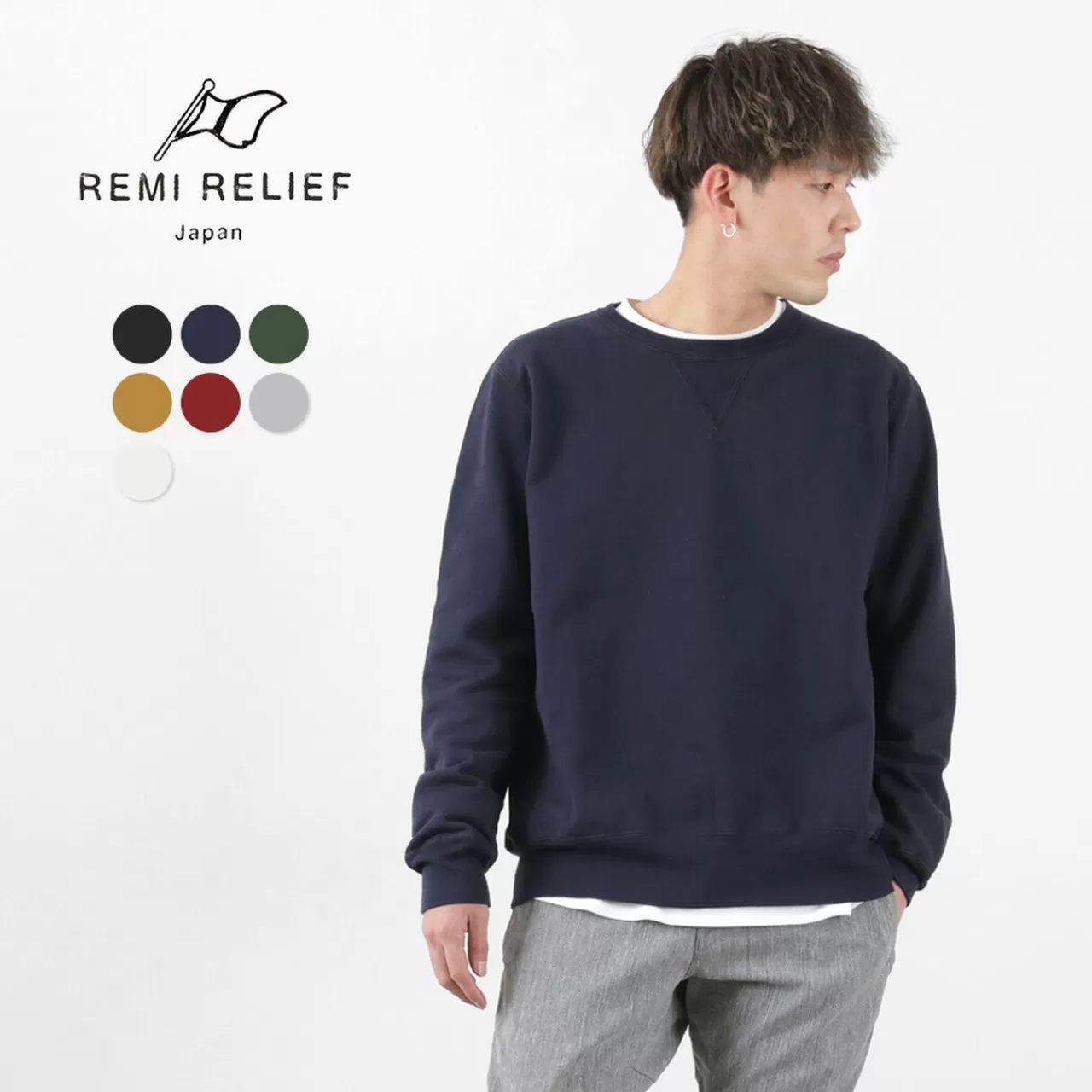 REMI RELIEF Long Sleeves>Sweat Crew