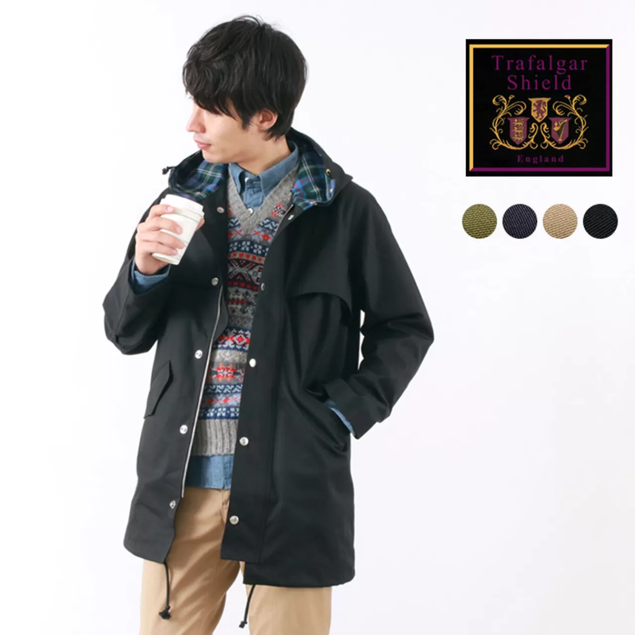 TRAFALGAR SHIELD Coats>T-15 Field Parka Ventilated Cotton