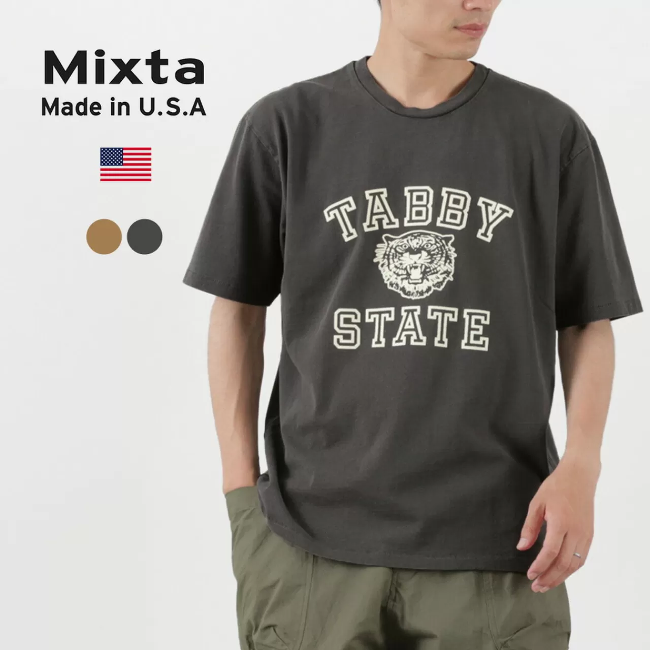 MIXTA Short Sleeves>Tabby State T-Shirt