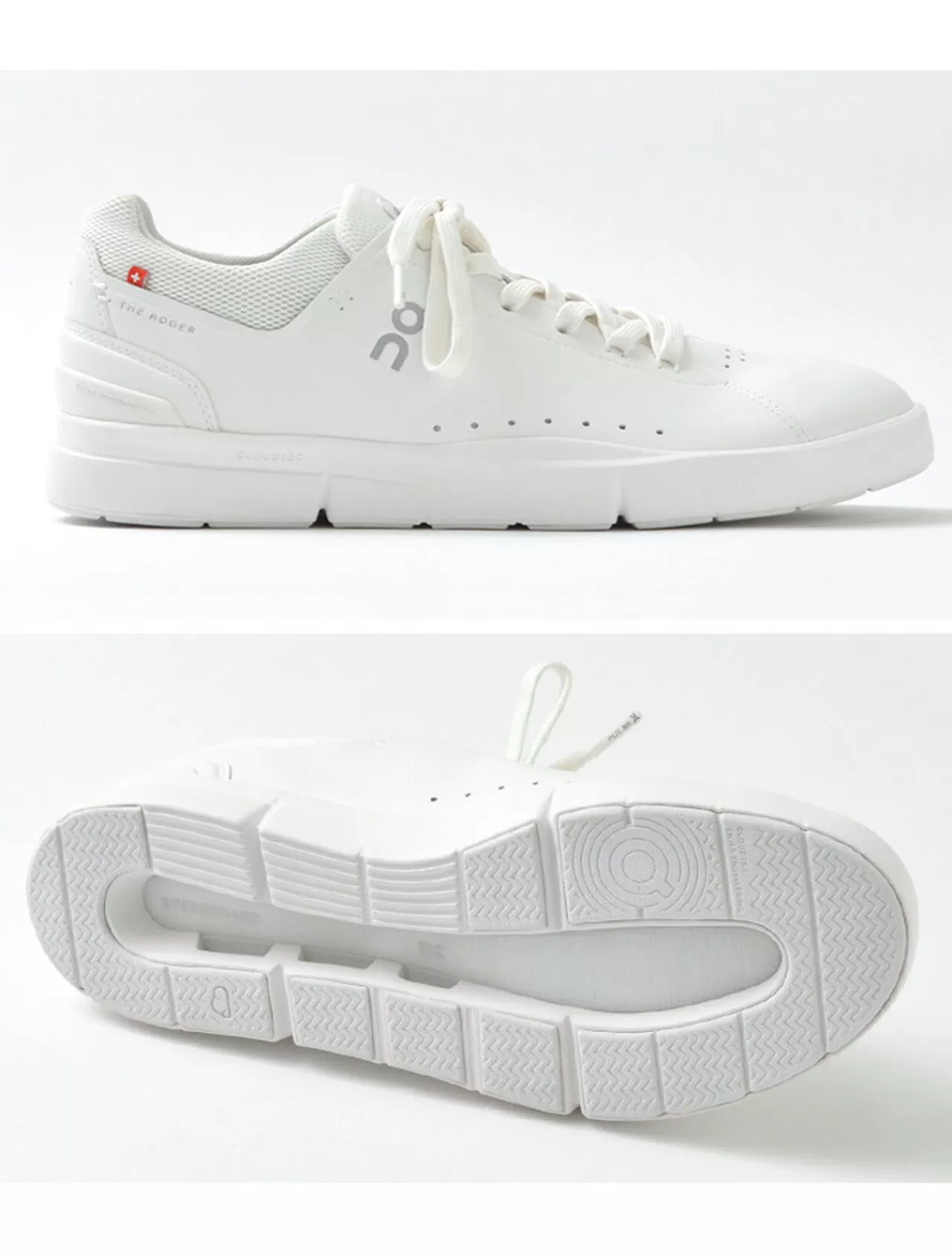 ON Sneakers>The Roger Advantage Sneakers Allwhite