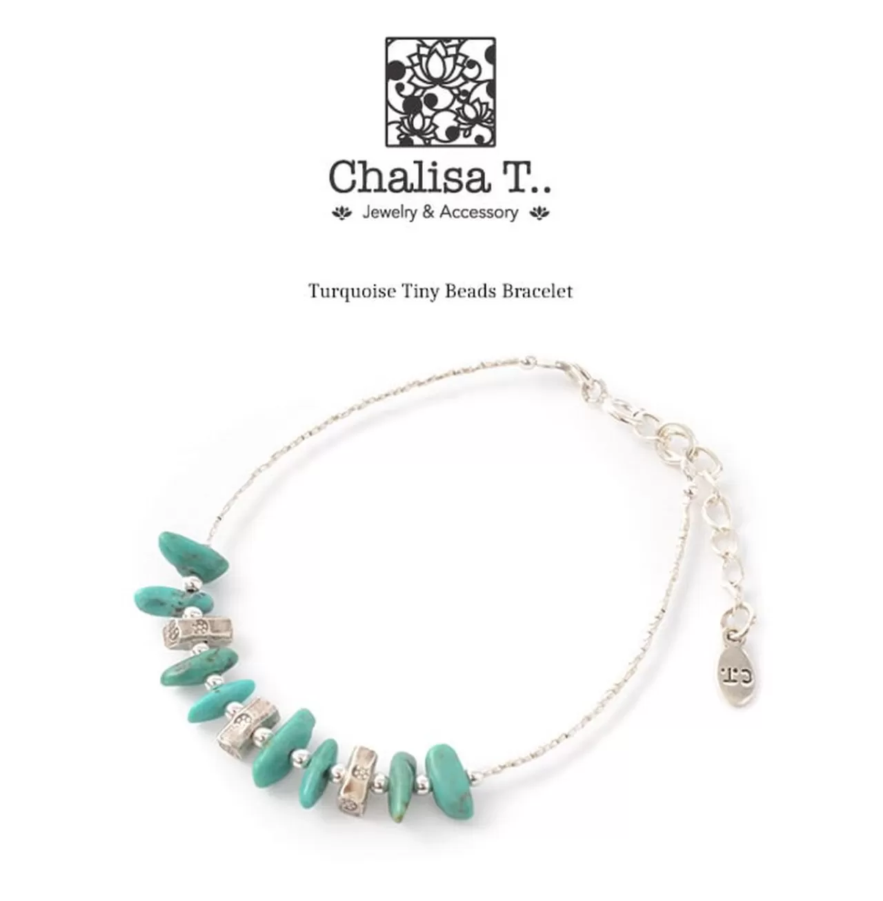 CHALISA T.. Bracelets>Tiny Beads Bracelet Turquoise