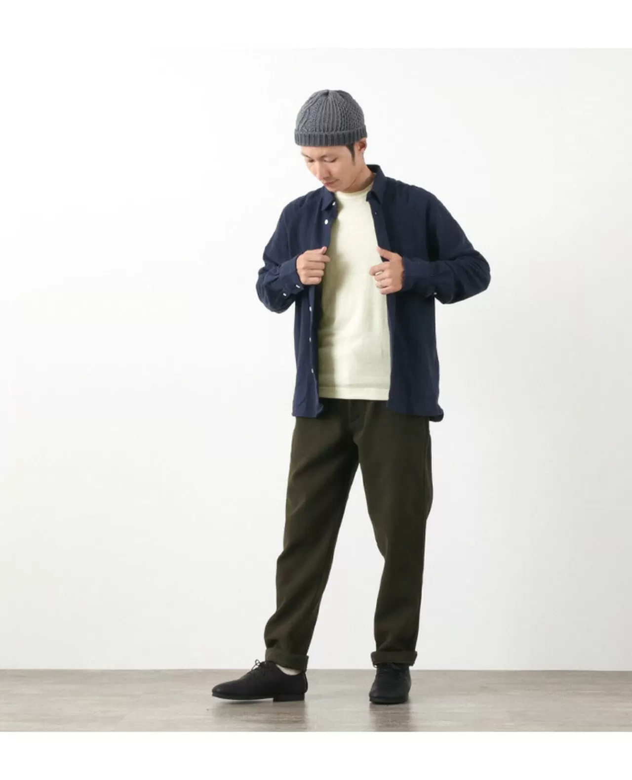GICIPI Long Sleeves>Topo Wool Silk Long Sleeve Tee/Lana Seta Uno Per Uno